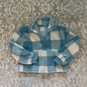 Billabong quarter zip cropped fleece